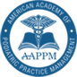 Logo Recognizing Advanced Foot & Ankle's affiliation with American Academy of Podiatric Practice Management